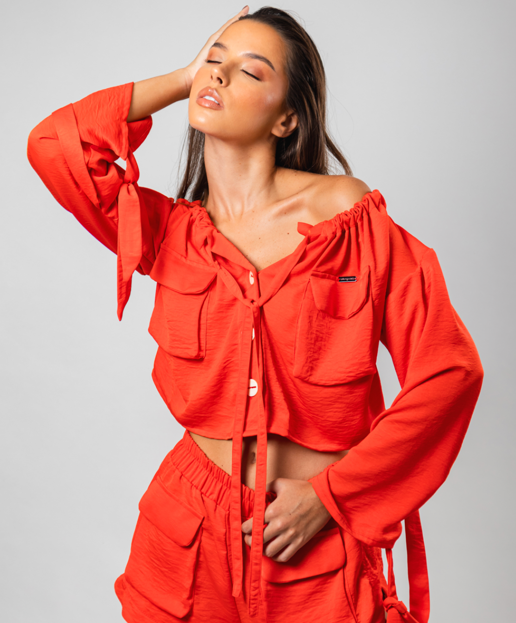 BARI BLUSA DE BOLSILLOS