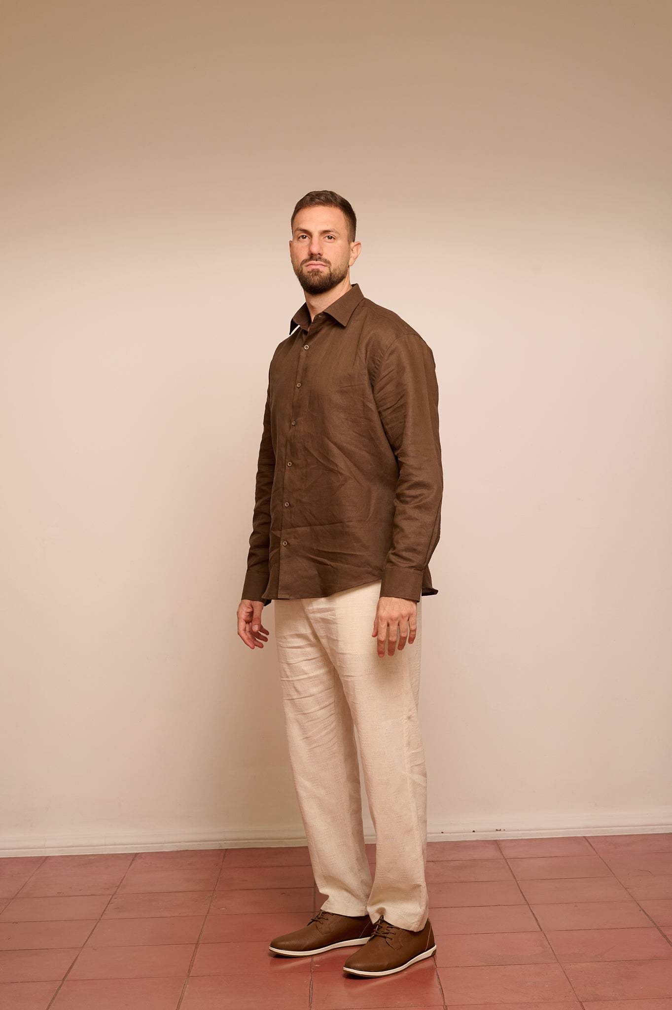 PANTALON DE LINO