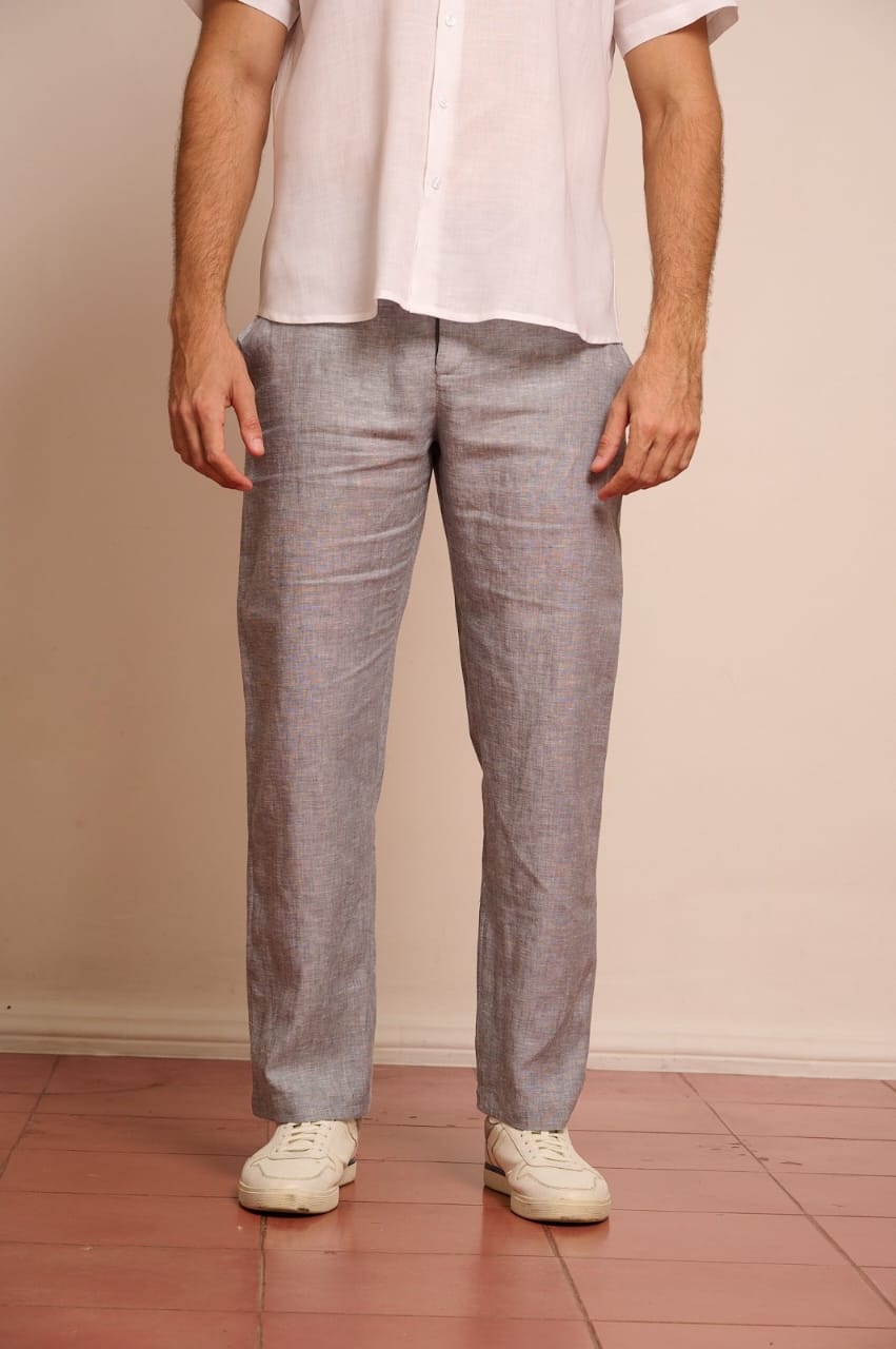 PANTALON DE LINO