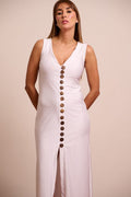 VESTIDO BIANCA DE BOTONES